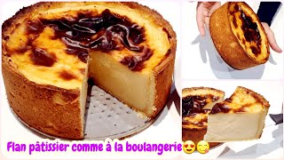 Recette du Flan pâtissier  très facile à réaliser déliiiicieux [upl. by Bunting]