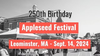 Johnny Appleseed Festival Downtown Leominster  2024 [upl. by Esenwahs]