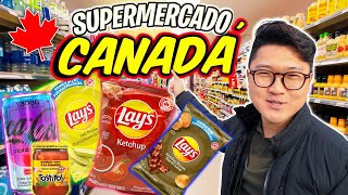 ¿QUÉ VENDEN en un SUPERMERCADO de CANADÁ [upl. by Nerrol]