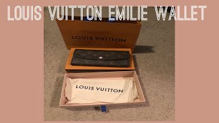 Louis Vuitton Emilie Wallet Review [upl. by Nossaj]