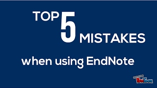 EndNote quick tips 5 [upl. by Greenberg]