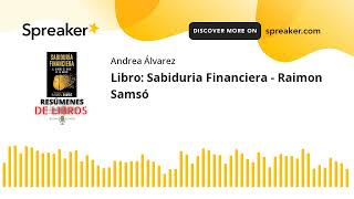 Libro Sabiduria Financiera  Raimon Samsó [upl. by Nuahsyd]