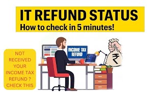 HOW TO CHECK INCOME TAX REFUND STATUS [upl. by Mickie8]