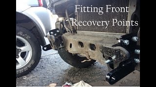 Fitting New Front Recovery Points Suzuki Jimny [upl. by Nolrac]