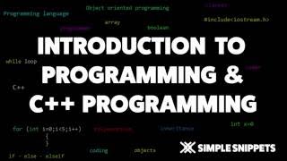 Introduction to Computer Programming amp C Programming [upl. by Akenna]