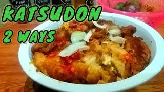 SPICY KATSUDON 2 WAYS  Pork and Chicken KATSU [upl. by Nileuqaj]