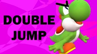 ALL ABOUT YOSHIS DOUBLE JUMP  Super Smash Bros for Wii U [upl. by Ranchod]