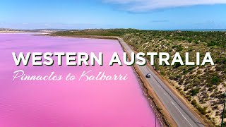 Western Australia ROAD TRIP PINNACLES to KALBARRI amp BIZARRE pink Hutt Lagoon [upl. by Freeborn288]