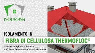 Isolacasa leader nellisolamento casa in fibra di cellulosa Thermofloc il miglior isolante [upl. by Ettelocin]