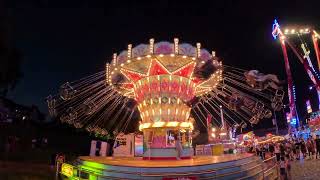 Kettenflieger  Fuhrmann Offride  Düsseldorf Rheinkirmes 2024  Kirmes Fahrgeschäft [upl. by Kcub712]