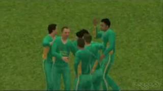 Ashes Cricket 2009 Wii Gameplay Video  Ind v RSA [upl. by Giarla]