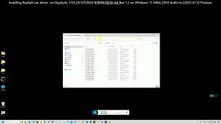 Realtek Lan driver 1125207292024 on Windows1123H2226314112PGBB760MDS3HAXrev12rev12 [upl. by Durno307]