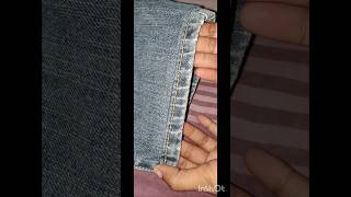 How to Shorten Jeans with Original Hem shorts trending diy sewingtipsandtricks sewingtechniques [upl. by Springer]