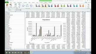 How to format the chart axis labels in Excel 2010 [upl. by Townsend]