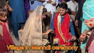 Village Marriage Ceremony Vlog Menhdi Ceremony In My Village Soo Beautiful Sceen Menhdi Alia Vlog [upl. by Nahtnhoj]