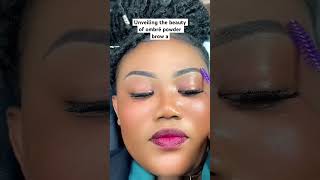 Ombre powder brows foryou viralvideo fyp powderbrows browsonfleek ombrebrows [upl. by Girard]