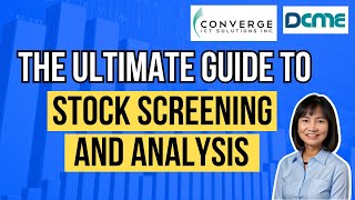 How to PICK the RIGHT STOCKS  CONVERGE and DITO as Case Studies [upl. by Krilov]