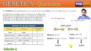 Questões de genética  Herança quantitativa [upl. by Josie55]