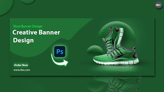 How to Make E commerce Product Banner Design Adobe Photoshop Cc Photoshop Tutorial [upl. by Raoul]