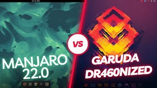 Garuda Dr460nized Linux VS Manjaro 220 RAM Consumption [upl. by Noied]