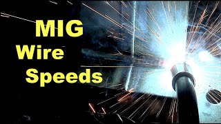 PrimeWeld MIG 180 Wire Speed Settings [upl. by Yaluz]