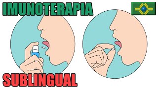 IMUNOTERAPIA SUBLINGUAL  VACINA para ALERGIAS  Rinite e Sinusite Alérgica   ALERGIA [upl. by Gnilrad]