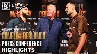 UNDERCARD PRESS CONFERENCE HIGHLIGHTS  Canelo Alvarez vs Edgar Berlanga [upl. by Munafo]