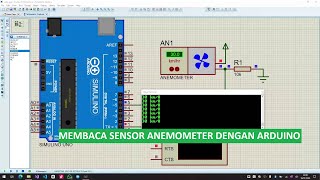 Simulasi Proteus Arduino Membaca Data Sensor Anemometer untuk Proyek Akhir Elektronika [upl. by Niwdla]