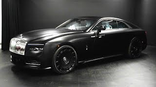 2024 RollsRoyce Spectre Matte Black  Walkaround in 4k [upl. by Aillimac]