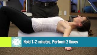 Foam Roll Pectoralis Chest Stretch [upl. by Shani]