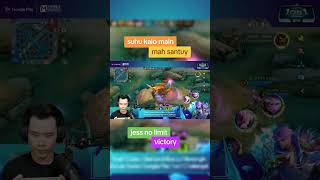 Jess no limit mainnya santai mobilelegends jessnolimite gaming [upl. by Checani]