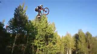 Overshooting a 70 ft jump on a bike [upl. by Shyamal]