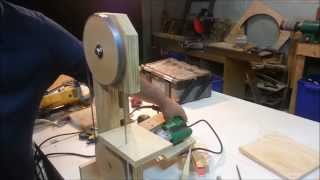 Homemade Bandsaw  Drill Powered [upl. by Ahtiuqal]