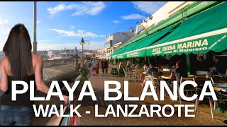 4K Virtual Playa Blanca Lanzarote Tour of Town amp Seafront What to see in 1 day [upl. by Morehouse]