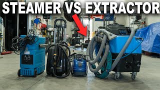 Steamer vs Extractor Which One Should You Purchase First To Detail Cars [upl. by Alejo]