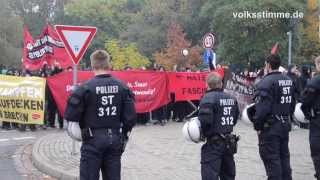 AntifaDemo in Salzwedel [upl. by Aisatsan]