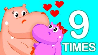 9 Times Table Song for Kids  Multiplication Song for Children and Preschoolers [upl. by Jacquenetta533]