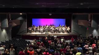 2015 Deltona High School Blue Brigade Symphonic Winds  National Anthem [upl. by Faubion]