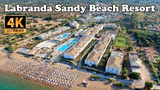 Labranda Sandy Beach Resort Corfu Greece in 4K [upl. by Nyllek]