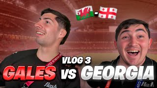 🏴󠁧󠁢󠁷󠁬󠁳󠁿 GALES vs GEORGIA 🇬🇪 y BANDERAZO ARGENTINO 🇦🇷 en Francia  Rugbeat Vlog [upl. by Hsiekal]