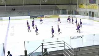 The University of Delawares collegiate synchronized skating team [upl. by Ysac]