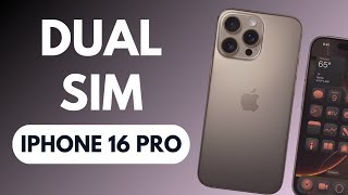 Does Iphone 16 PRO Have Dual SIM Cards Use 2 Sim Cards at the Same time [upl. by Galliett928]