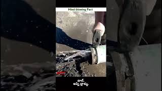 This is how they clean concrete pipe  knockout facts  shorts facts [upl. by Sirej575]