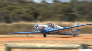 BOB GRIMSTEAD FOURNIER CROSSWIND LANDING [upl. by Nnaylrebmik]