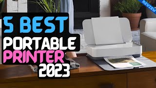 Best Portable Printer of 2023  The 5 Best Portable Printers Review [upl. by Adekam187]