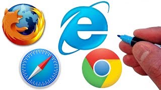 Artist Draws Famous Web Browsers [upl. by Klusek]