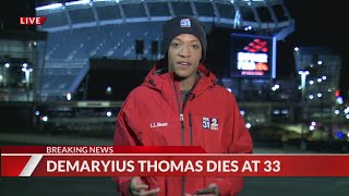 Broncos fans react to death of Demaryius Thomas [upl. by Wickner]