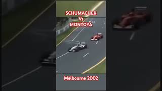 Schumacher Vs Montoya  Melbourne 2002 F1 [upl. by Nerin]