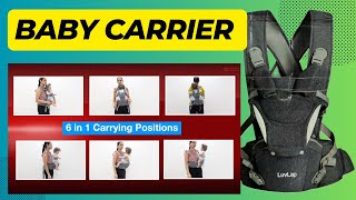 6 IN 1 BABY CARRIER  LUVLAP COMFY PLUS BABY CARRIER  Mommy Talkies [upl. by Eninahs]