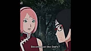 sarada awakens mangekyō sharingan  chapter 80 [upl. by Gnolb633]